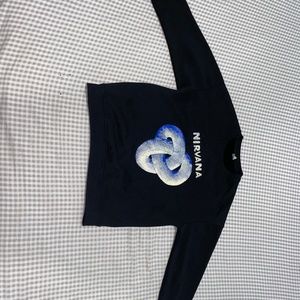 Nirvana never-mind graphic long-sleeve